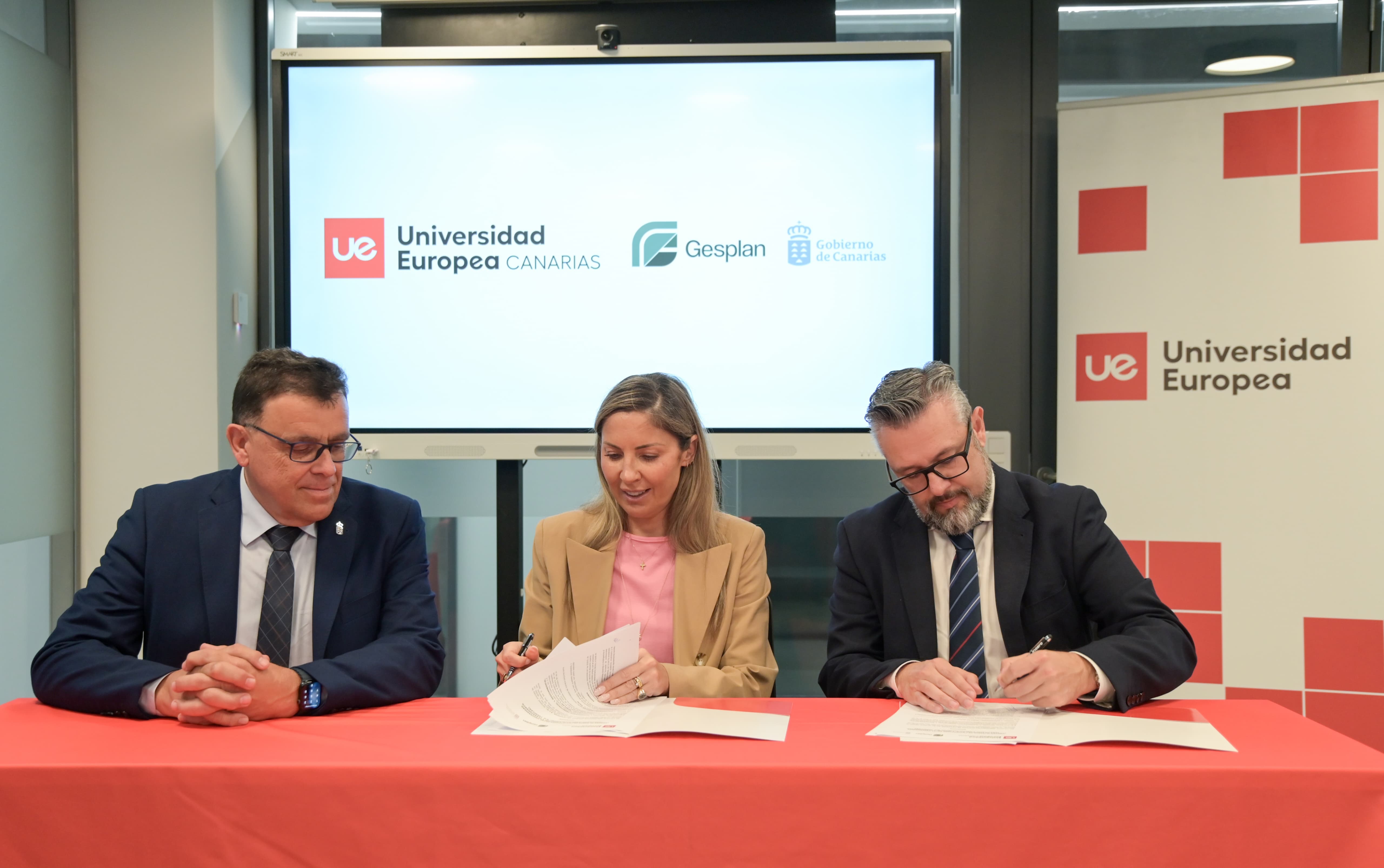 Gesplan y la Universidad Europea de Canarias colaboran en materia docente y de investigación